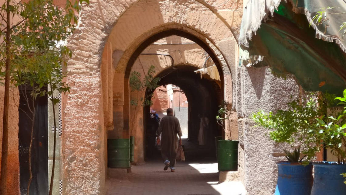 Petite ruelle de la médina de Marrakech